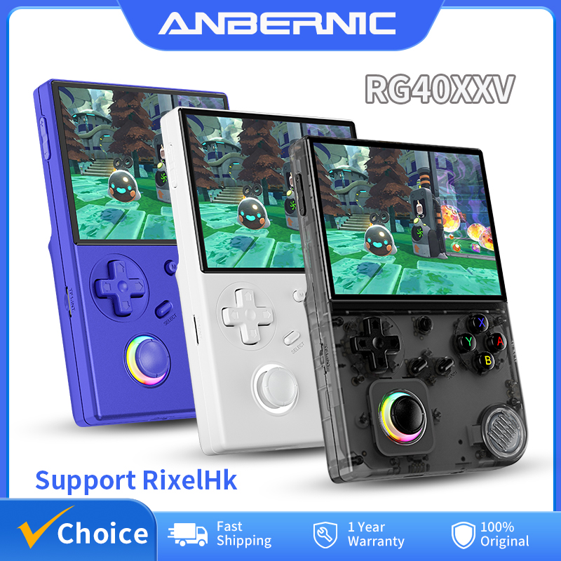 Retro X8 Gaming Console - ANBERNIC RG40XXV Retro elde kullanılır oyun