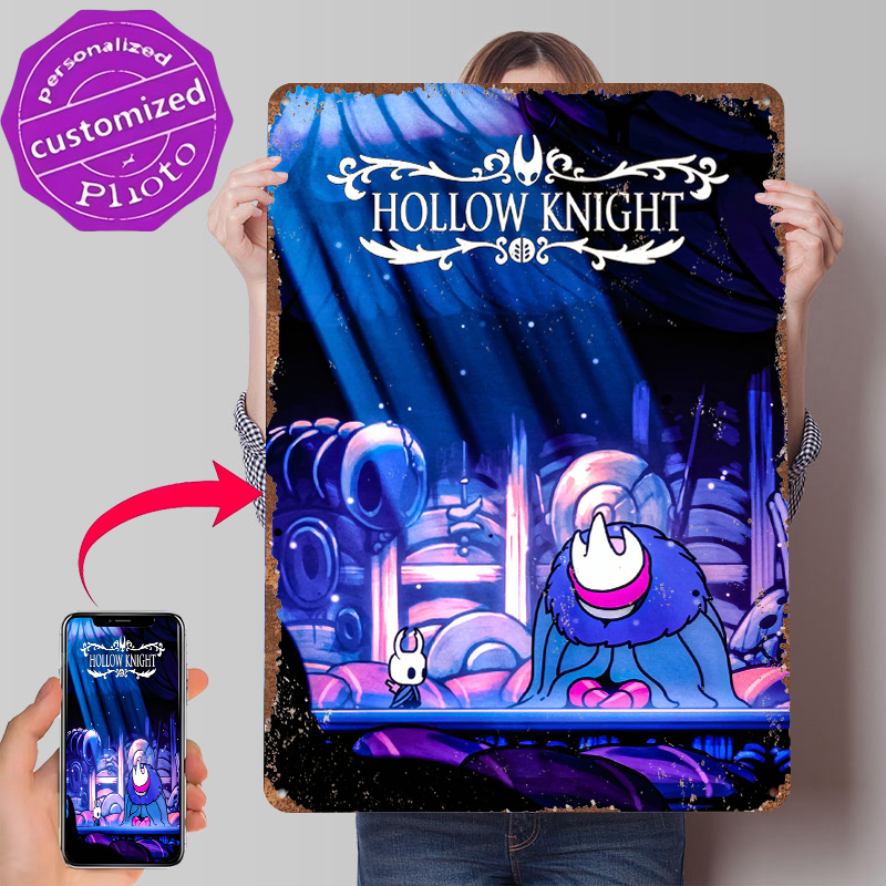 Retro Knight Gaming - Hollow Knight Oyun Sanatı Baskılı Poster