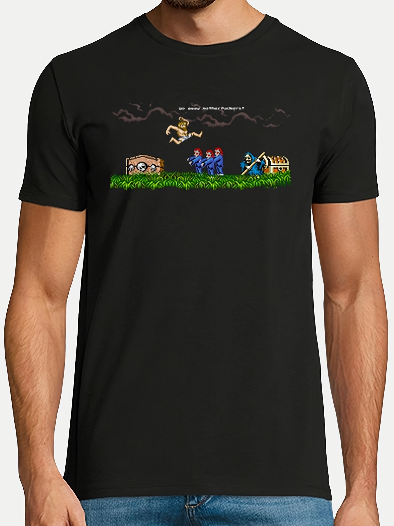 Retro Gaming Art - Erkek Ghosts 'N Goblins Retro Piksel