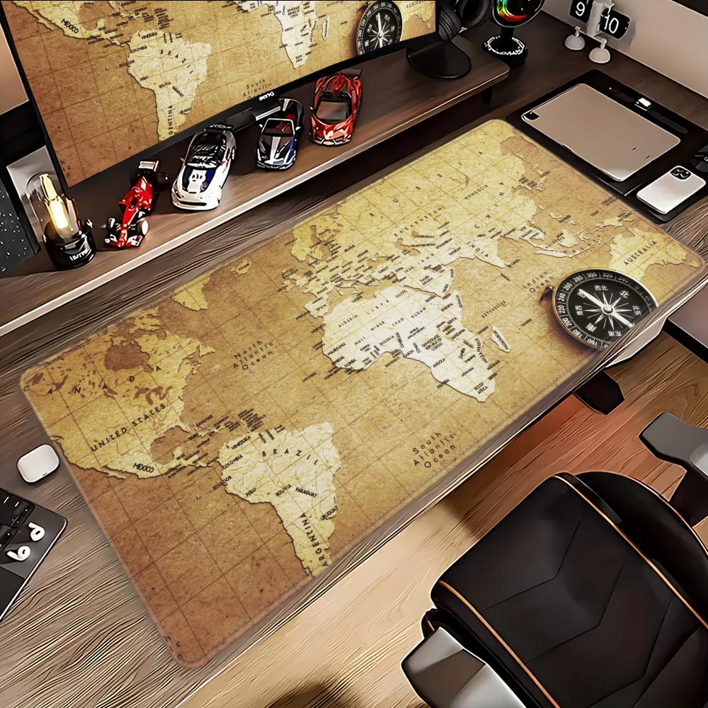 Retro Gaming Desk - Retro NaviAation Harita Sanatı HD Mouse
