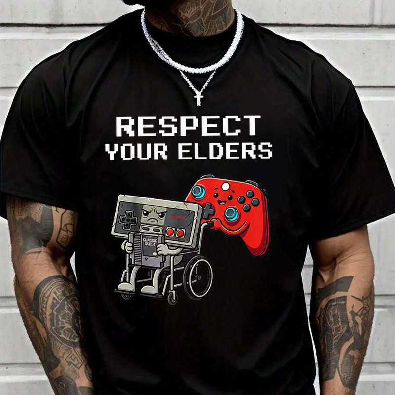 Retro Gaming T Shirts - Retro Oyun Komik Oyuncu Denetleyicisi 80'ler