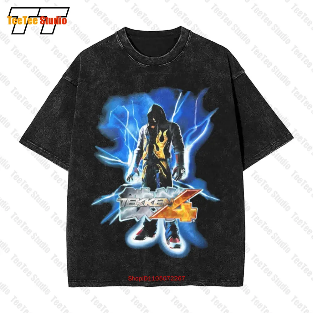 Retro Gaming T Shirts - Vintage Tekken 4 Namco Promosyon Arcade