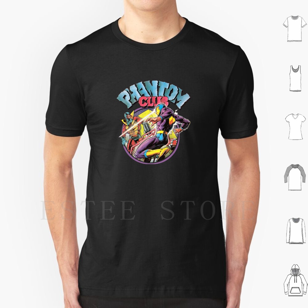 Retro Gaming T Shirts - Phantom Club-Badge T Shirt DIY Büyük