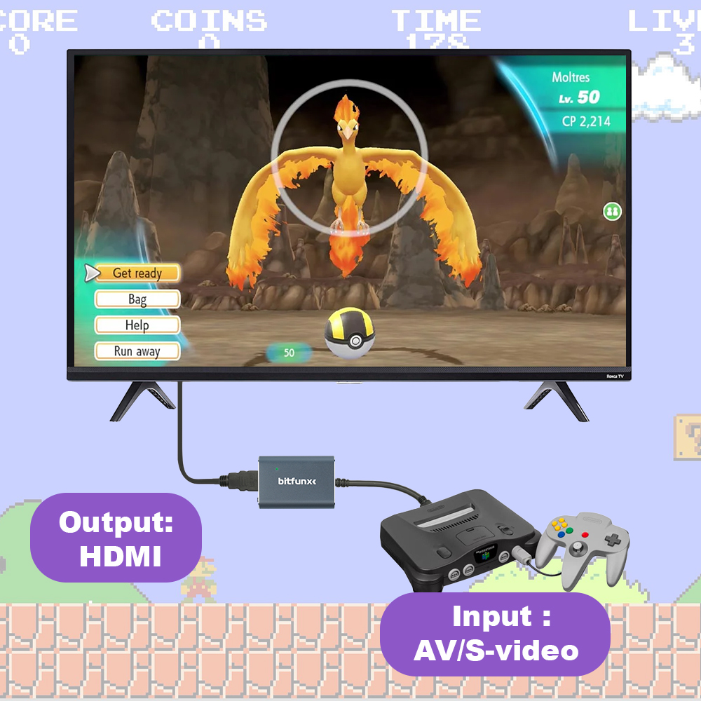 Bitfunx 720P Svideo / AV - HDM - Retro Gaming Box incelemesi ve fiyatı