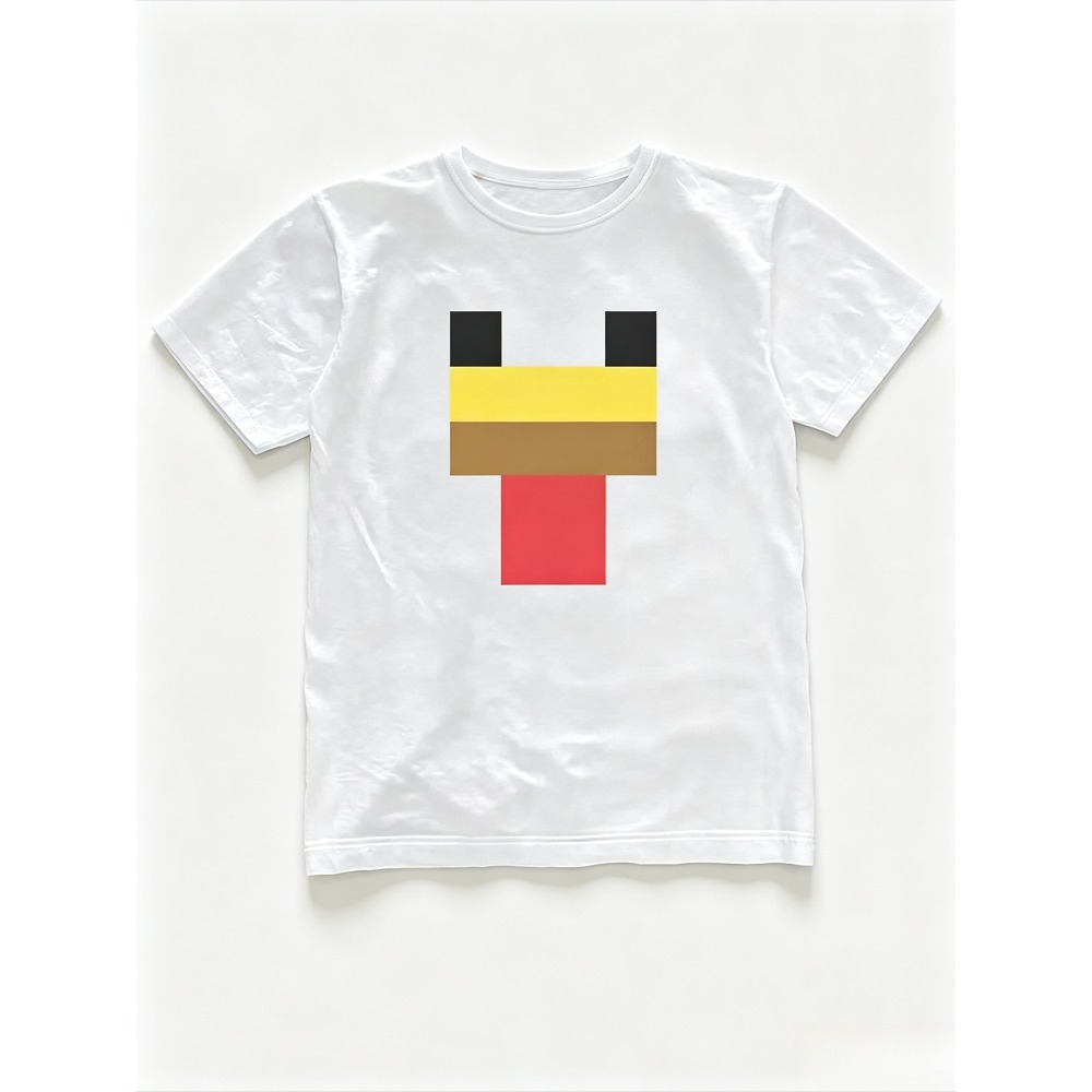 Minimal Piksel Tavuk Yüzü Graf - Retro Gaming T Shirts incelemesi ve fiyatı