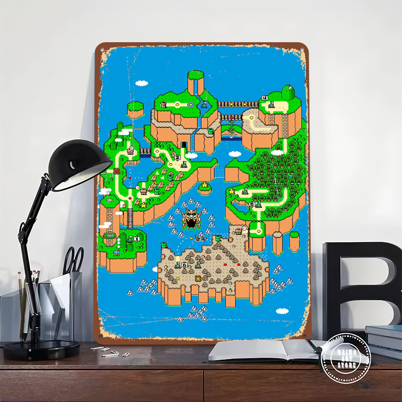 Dinozor Ülkesi Metal Poster Öz - Retro Gaming Island incelemesi ve fiyatı