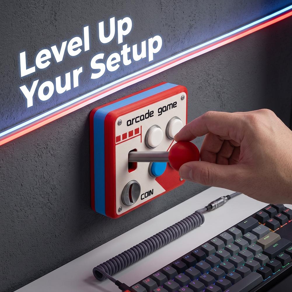 3D Baskılı Retro Arcade Anahta - Retro Gaming Desk incelemesi ve fiyatı