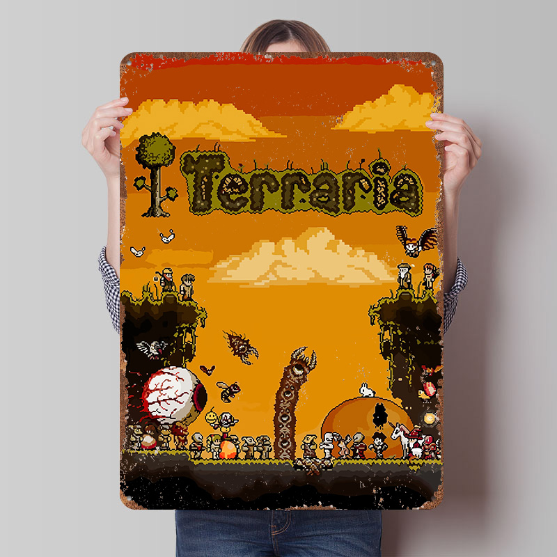 Terraria Piksel Sanatı Oyunu B - Retro Gaming At Home incelemesi ve fiyatı