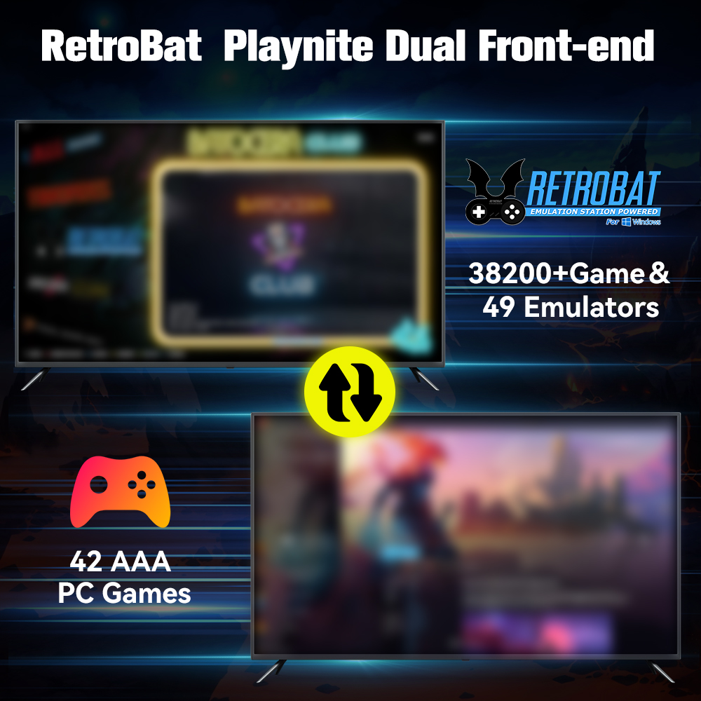 Retrobat&Playnite Sistemi HDD  - Retro Gaming Kit incelemesi ve fiyatı