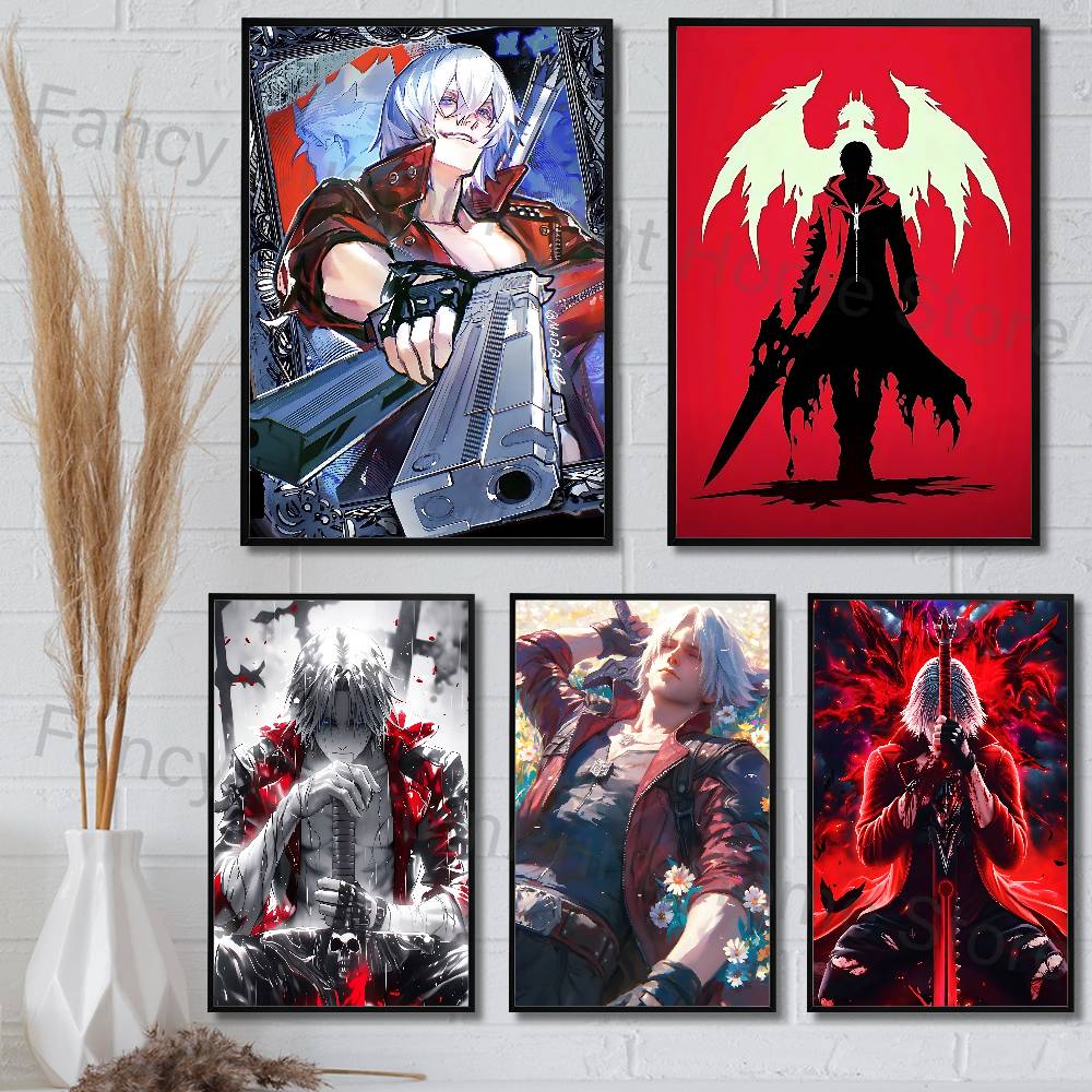 D-Devil May C-Cry Oyun Posteri - Retro Gaming Art incelemesi ve fiyatı