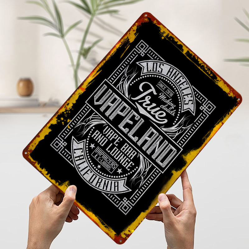 Vape Land Teneke Posterler Öze - Retro Gaming Island incelemesi ve fiyatı