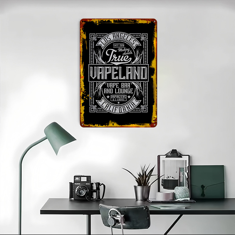 Vape Land Teneke Posterler Öze - Retro Gaming Island incelemesi ve fiyatı