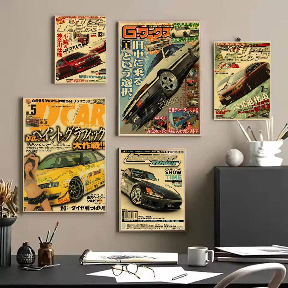 Retro japon arabaları J-JDM po - Retro Gaming Art incelemesi ve fiyatı