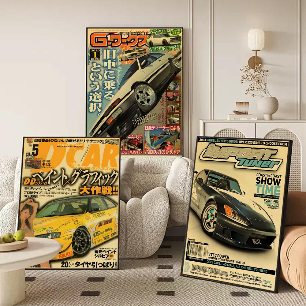 Retro japon arabaları J-JDM po - Retro Gaming Art incelemesi ve fiyatı
