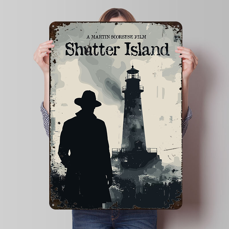 Shutter Island Film Baskılı Po - Retro Gaming Island incelemesi ve fiyatı