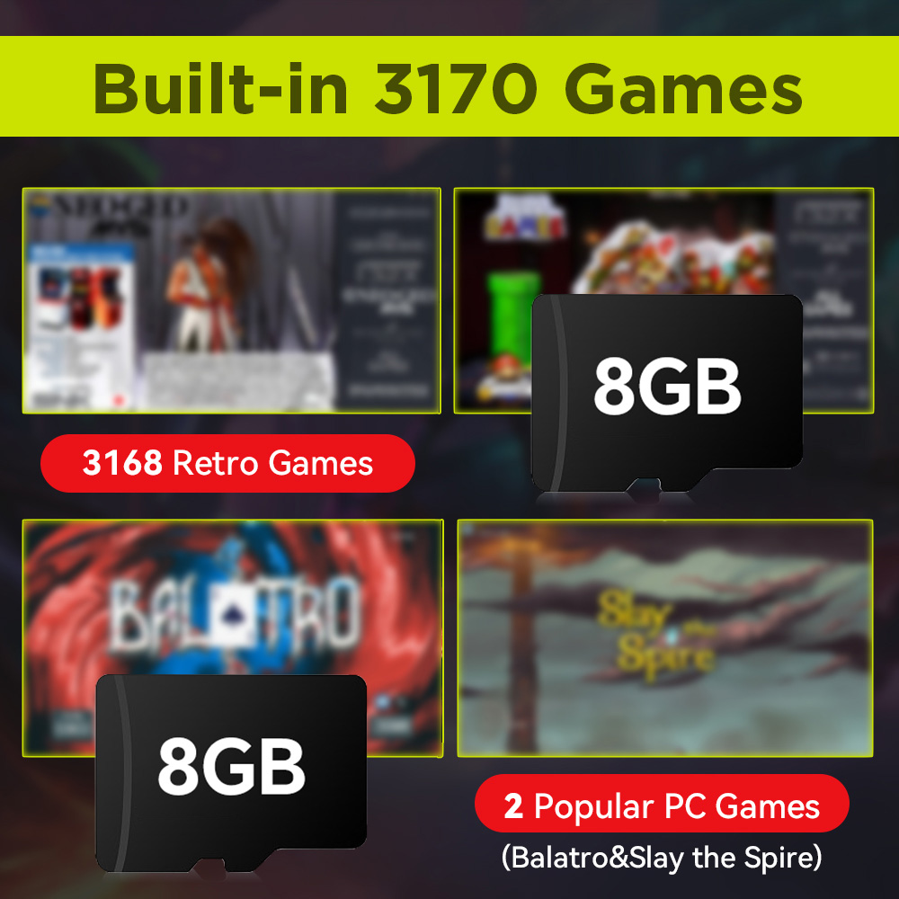 8 GB Oyun TF Kartı ile 3170 Re - Retro X8 Gaming Console incelemesi ve fiyatı