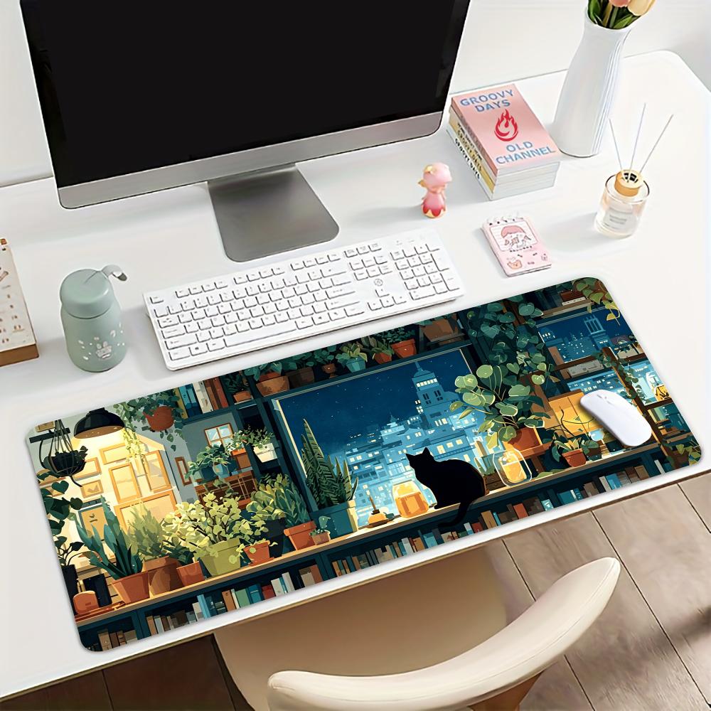 Retro Yeşil Bitki Desenli Çalı - Retro Gaming Desk incelemesi ve fiyatı